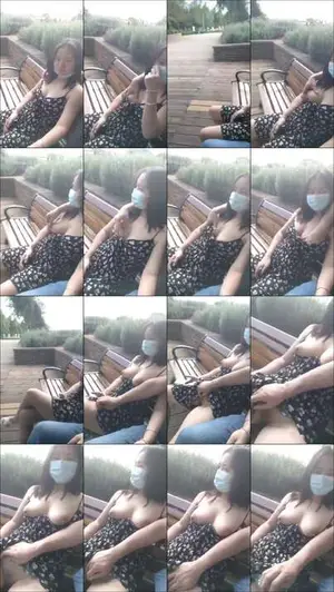 Bokep nekat bgt ditaman toket memek buka